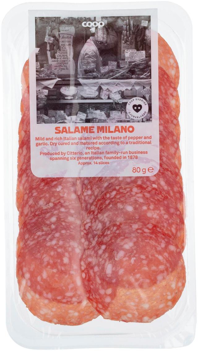 Coop Salame Milano salami 80 g