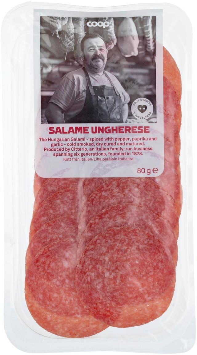 Coop Salame Ungherese ilmakuivattu salami 80 g