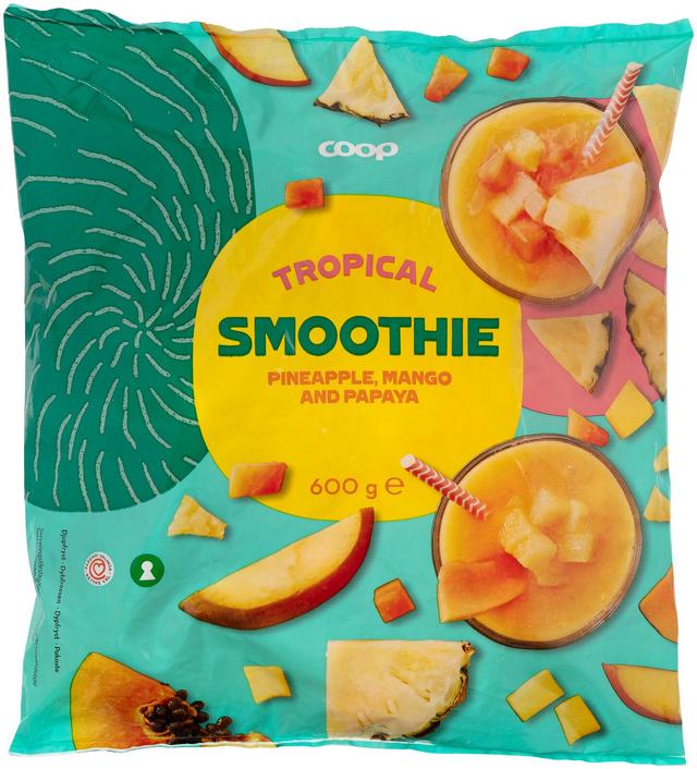 Coop smoothie hedelmäsekoitus 600 g pakaste