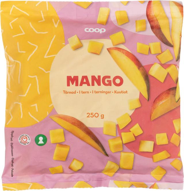 Coop mangokuutiot 250 g pakaste