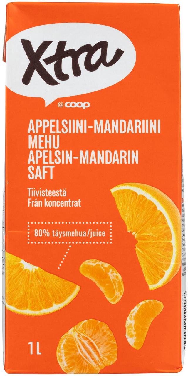 Xtra appelsiini-mandariinimehu 1 l