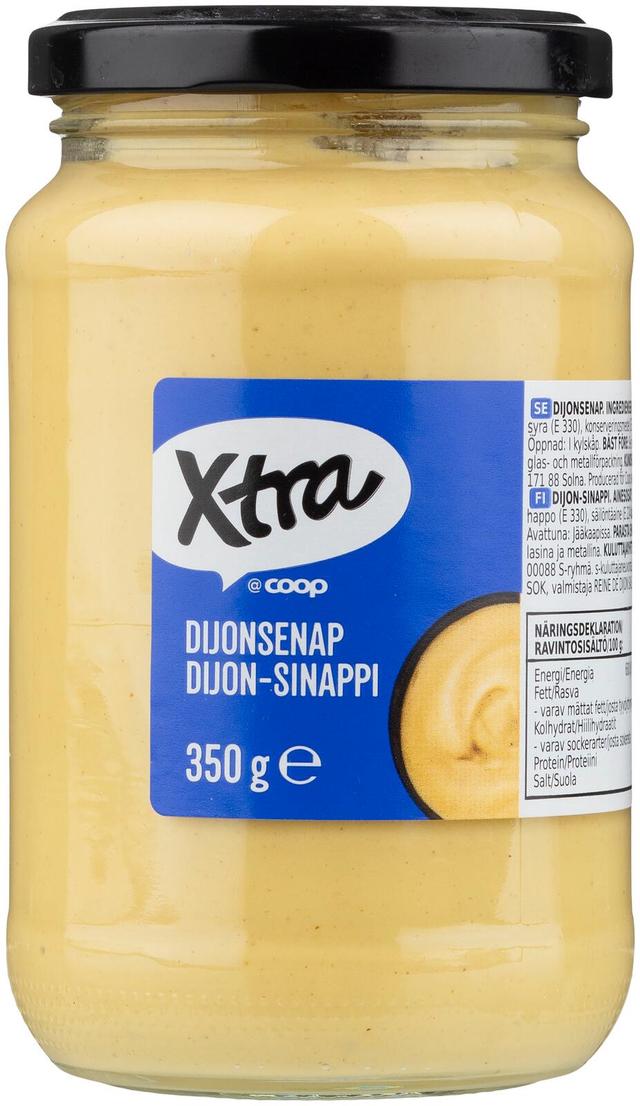 Xtra dijon-sinappi 350 g