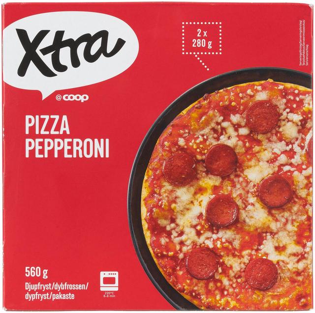 Xtra pepperonipizza 2 kpl 560 g pakaste