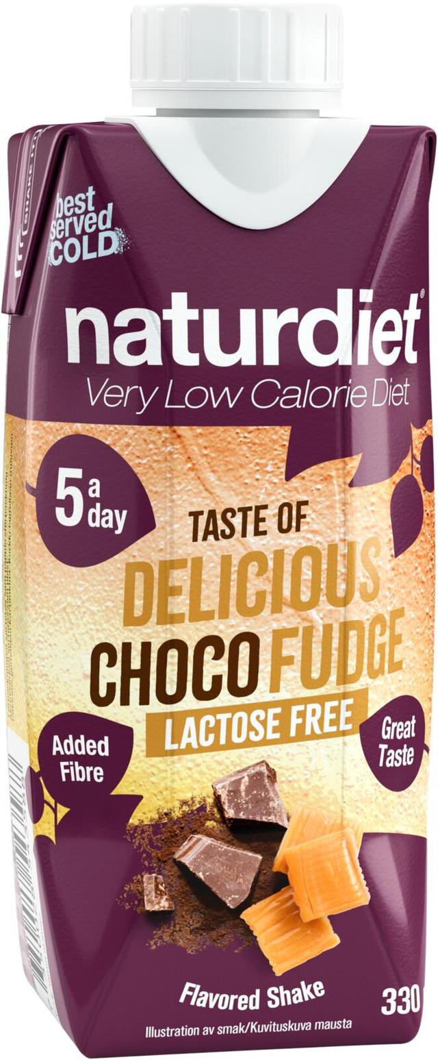 Naturdiet VLCD suklaa-toffee laktoositon shake 330ml