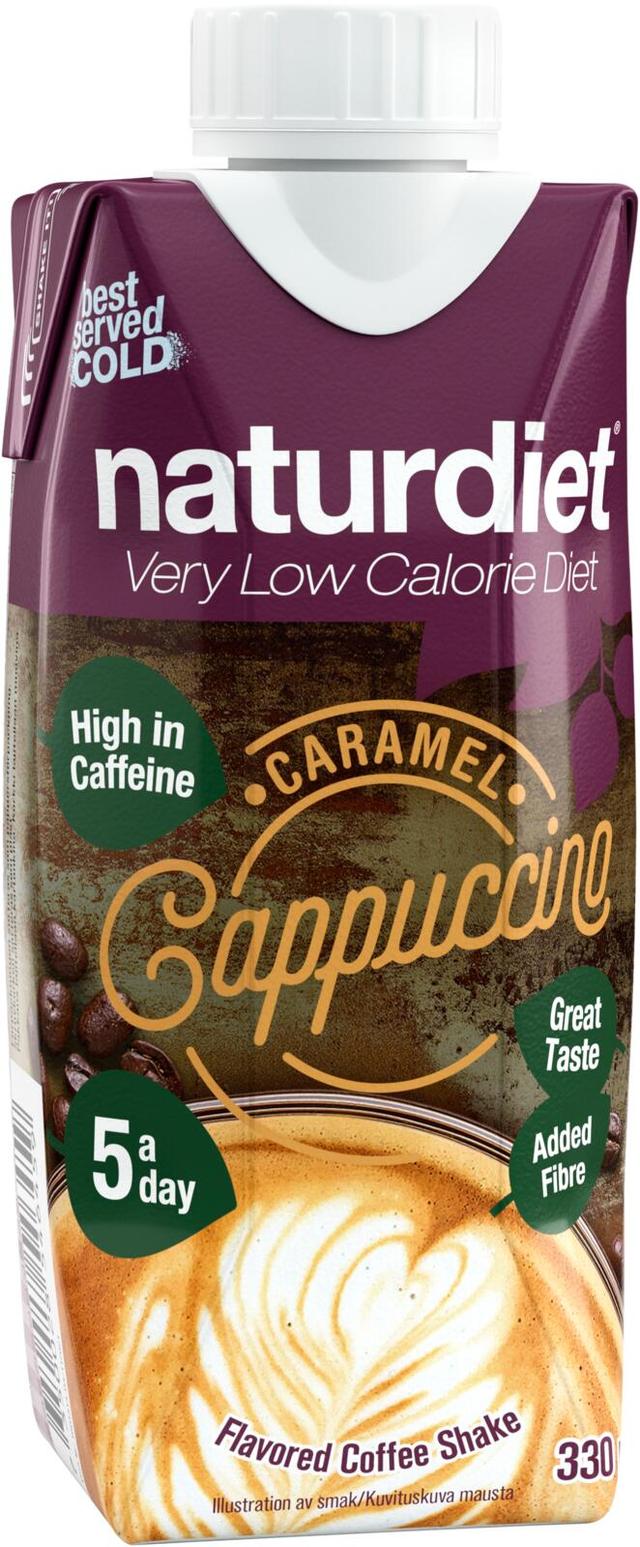 Naturdiet VLCD caramel cappuccino proteiinikahvi 330ml