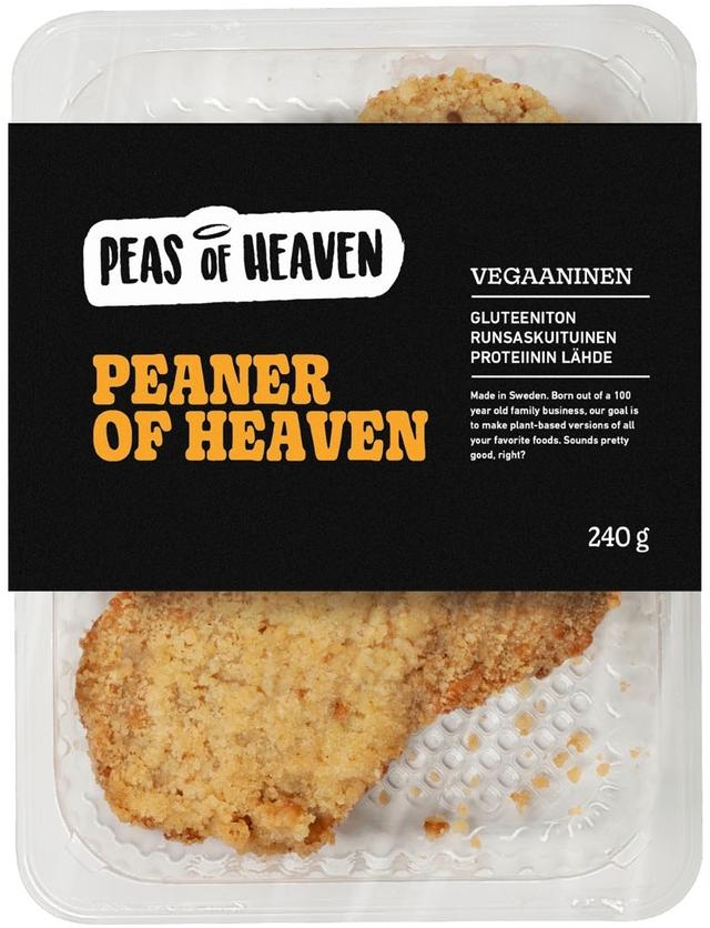 Peas of Heaven herneproteiini schnitzel vegaaninen 240g