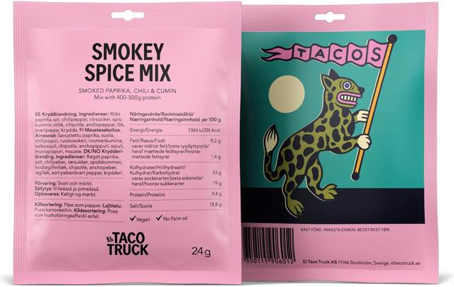 Smokey Spice Mix - Savuinen mausteseos, jossa savustettua paprikaa, chiliä ja kuminaa.