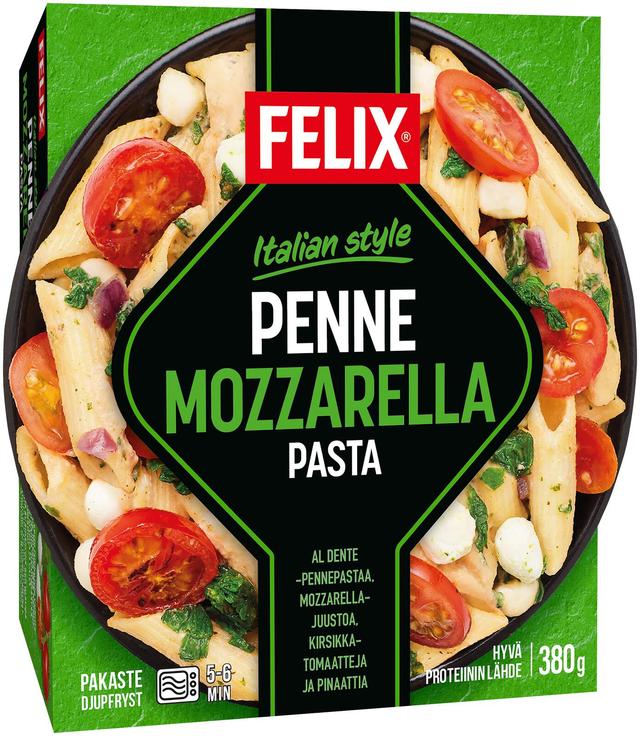 Felix Italian style penne mozzarella pasta pakasteateria 380g