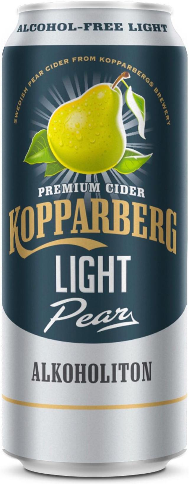 Kopparberg Päärynä Light 0%, Alkoholiton päärynäsiideri tölkki 50cl