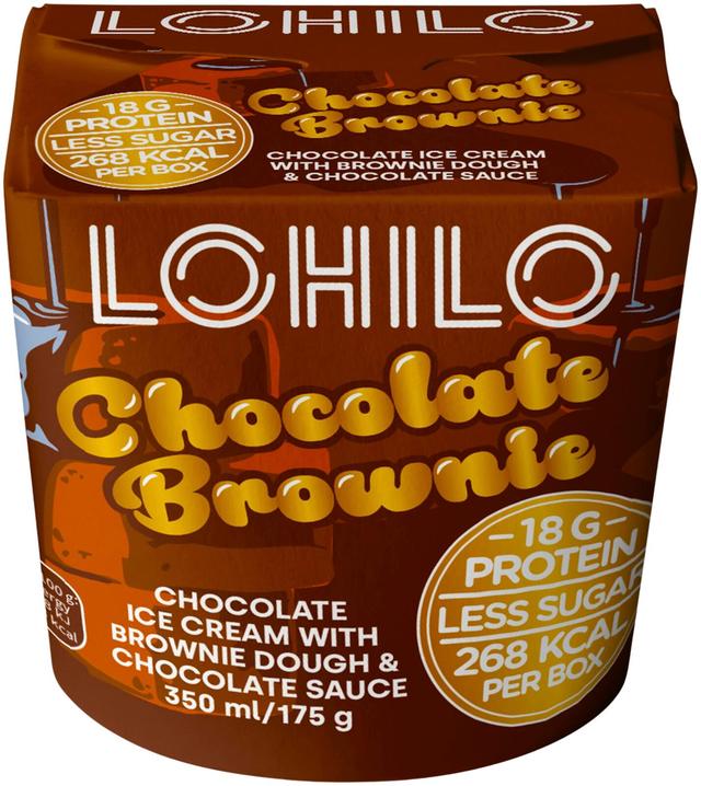 LOHILO Chocolate Brownie proteiinijäätelö 350ml