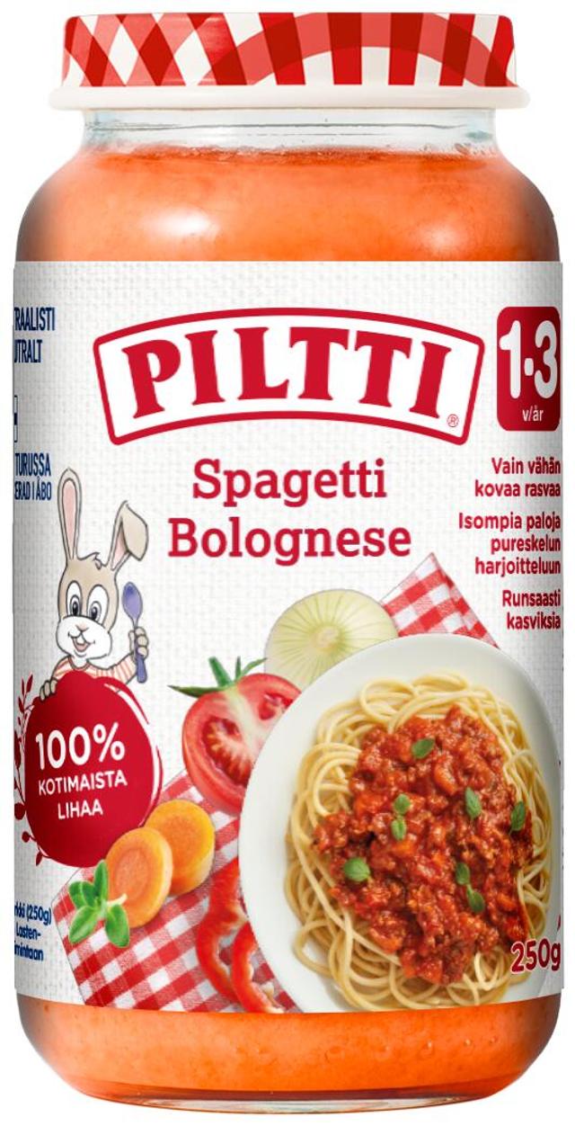 Piltti 250g Spagetti Bolognese lastenateria 1-3v