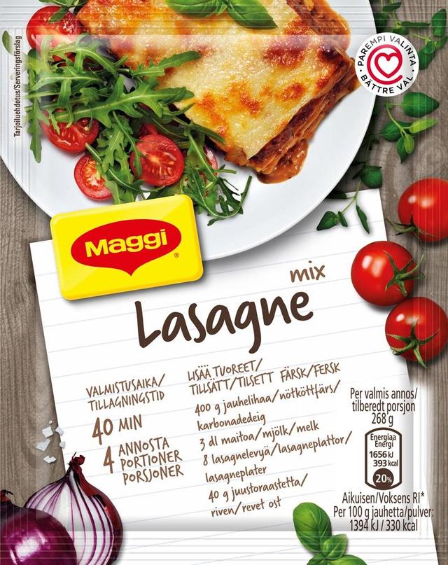 Maggi Mix Lasagne ateria-ainekset 84g