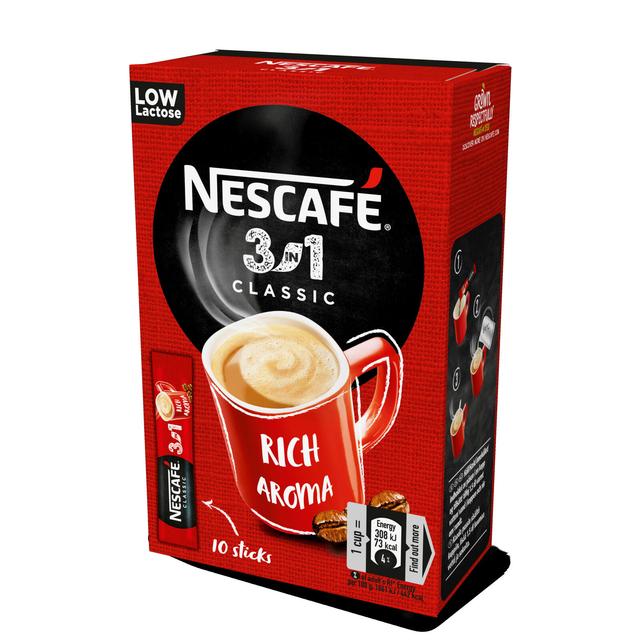Nescafé Classic 3in1 10kpl/165g erikoispikakahvi annospussi