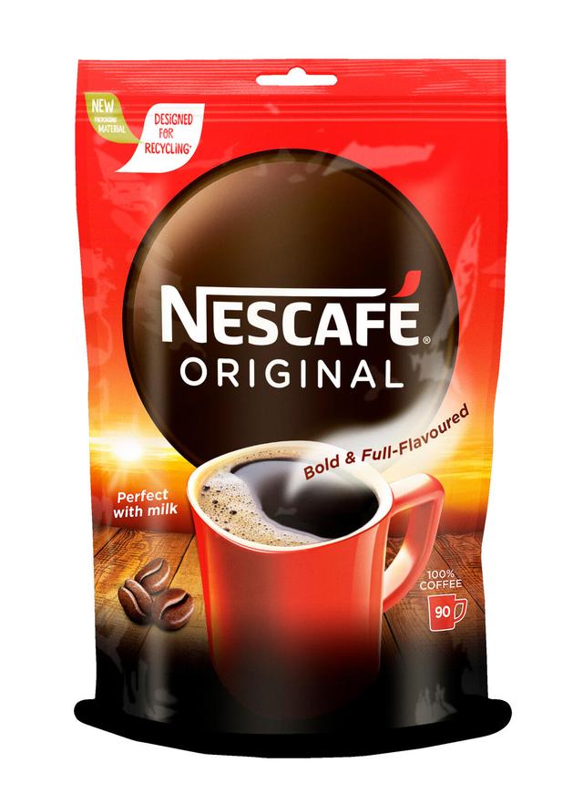 Nescafé Original 180g pikakahvi täyttöpussi