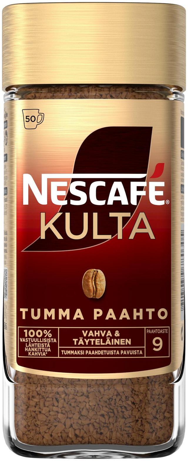 Nescafé Kulta 100g Tumma paahto pikakahvi purkki