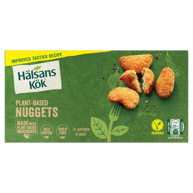 Hälsans Kök 300g Vegaaniset nuggetit valmistettu soijaproteiinista