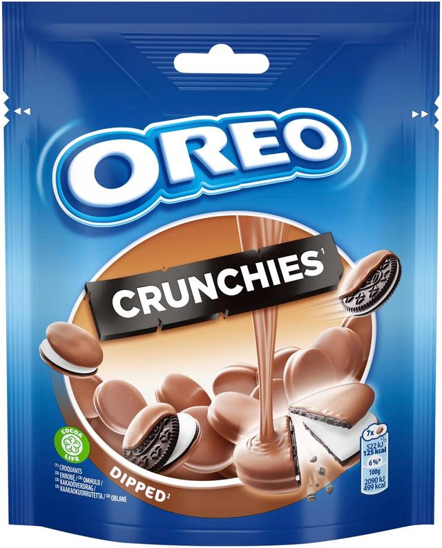 Oreo Crunchies Dipped täytekeksi 110g