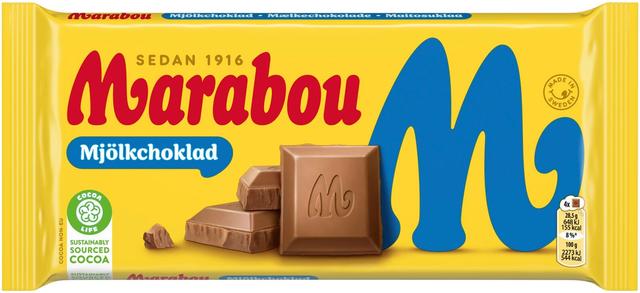 Marabou Mjölkchoklad suklaalevy 200g