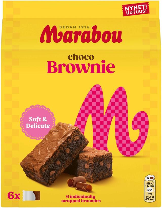 Marabou Brownie Leivonnaiset 150g