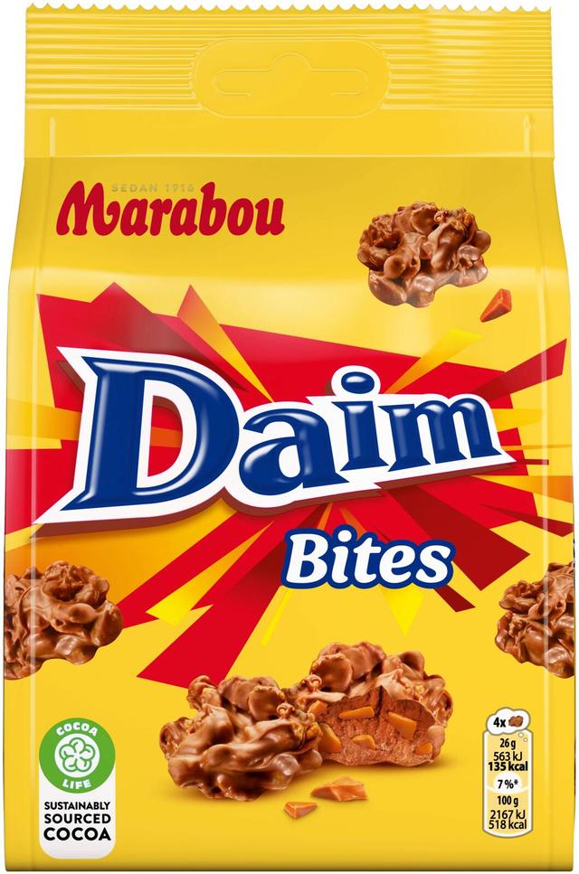 Marabou Daim Bites makeispusssi 145g