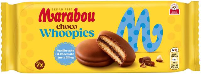 Marabou Choco Whoopies herkuttelukeksi 175g