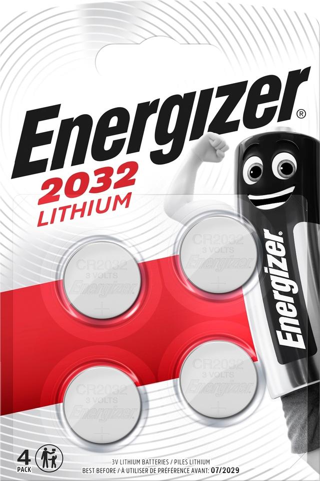 Energizer nappiparisto CR2032 lithium 3V 4kpl