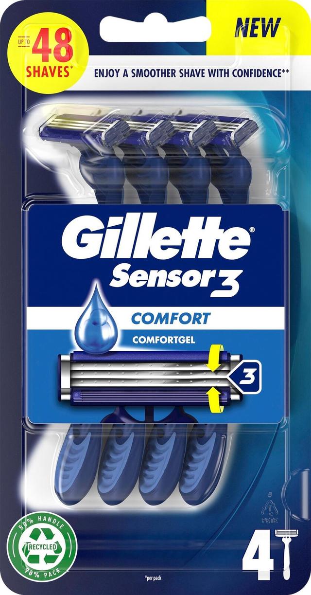 Gillette 4kpl Sensor3 Comfort varsiterä