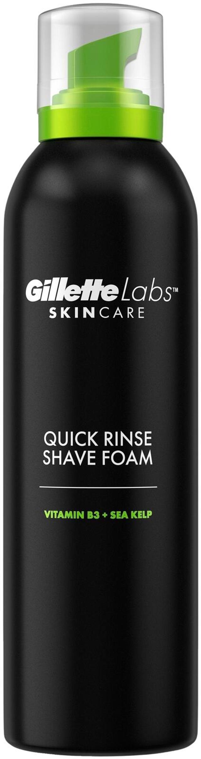 Gillette Labs Quick Rinse Shave Foam 240ml parranajovaahto