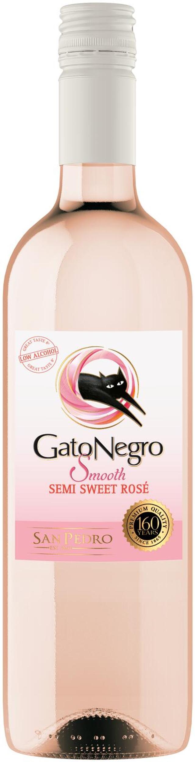 Gato Negro Rose 8,0 til-% 0,75 L pullo