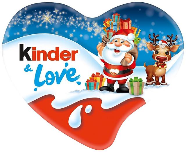 Kinder & Love Suklaasydän 37g Joulu