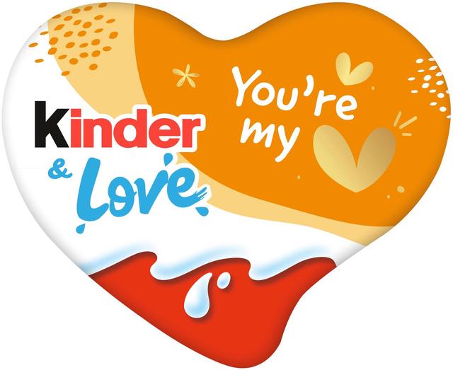 Kinder & Love Easter suklaasydän maitoisalla täytteellä 37g