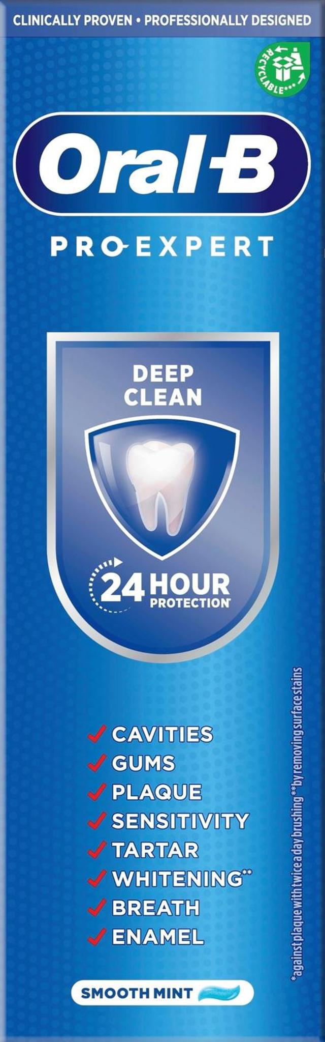 Oral-B Pro-Expert Deep Clean 75ml hammastahna