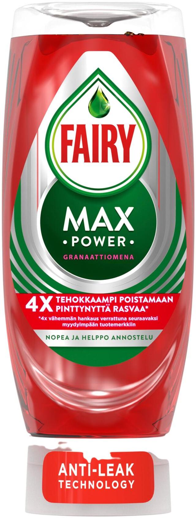 Fairy Max Power Granaattiomena 450ml astianpesuaine