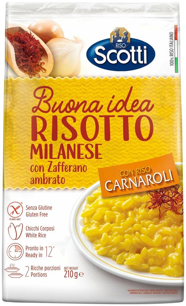 Riso Scotti 210g Risotto Milanese sahramirisotto