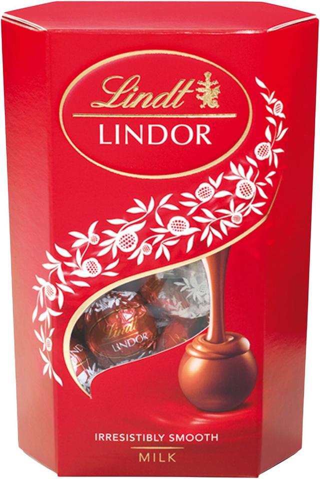 Lindt LINDOR Maitosuklaakuula pehmeällä täytteellä 500g