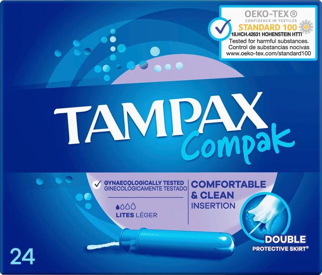 Tampax 24kpl Compak Lite tamponi