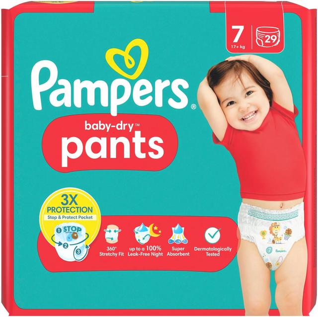 Pampers Baby Dry Pants S7 17+ kg 29kpl housuvaippa