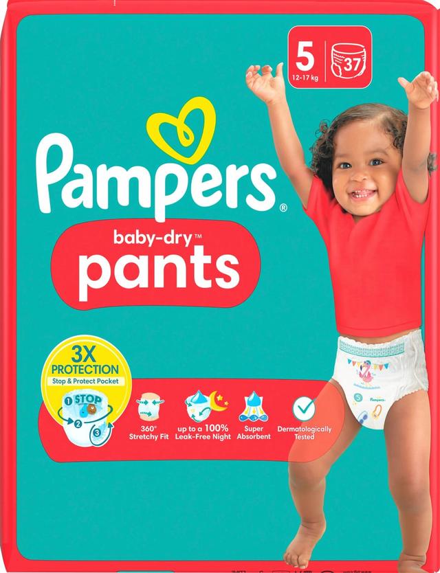 Pampers Baby Dry Pants S5 12-17kg 37kpl housuvaippa