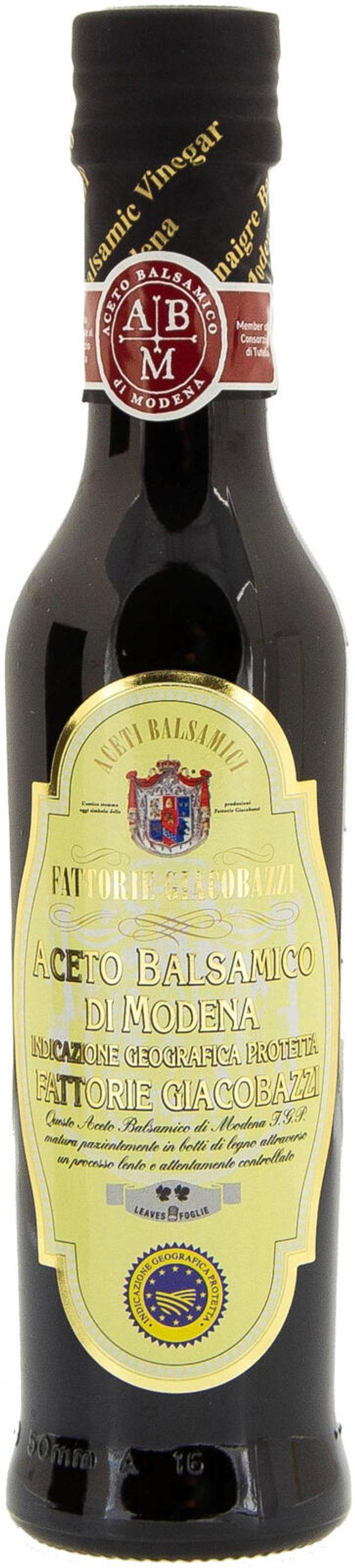 Fattorie Giacobazzi Italialainen balsamiviinietikka 250 ml