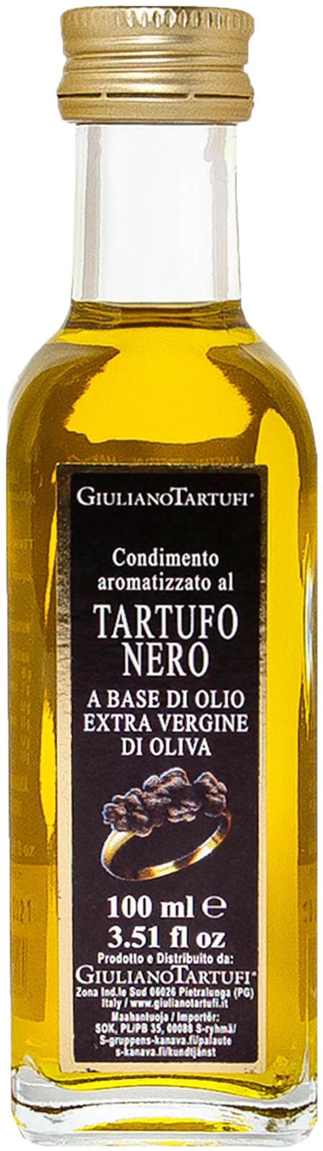 Giuliano Tartufi Extra-Neitsytoliiviöljy Musta Tryffeli 100ml