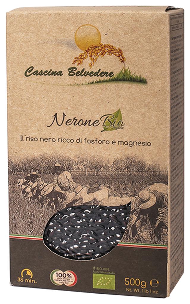 Cascina Belvedere 500g Musta Riisi Nerone Luomu