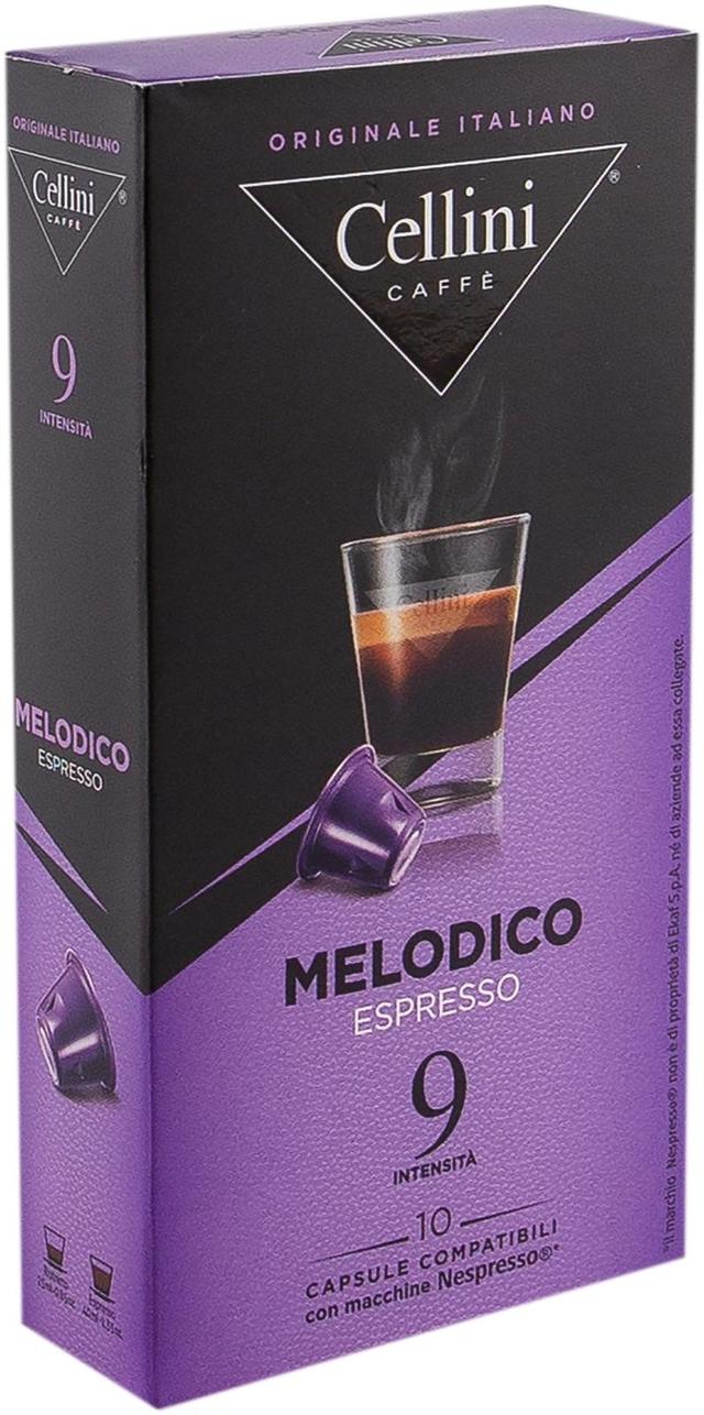 Cellini 10x5g Melodico Espresso kahvikapseli