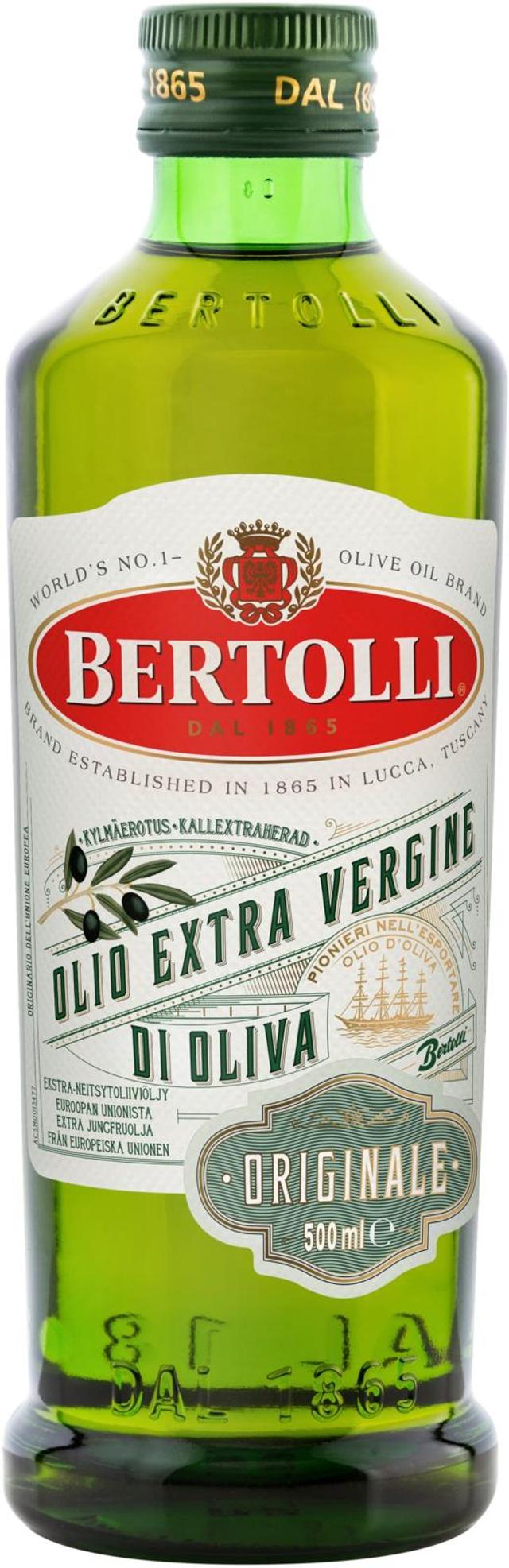 Bertolli 500ml Originale ekstra-neitsytoliiviöljy