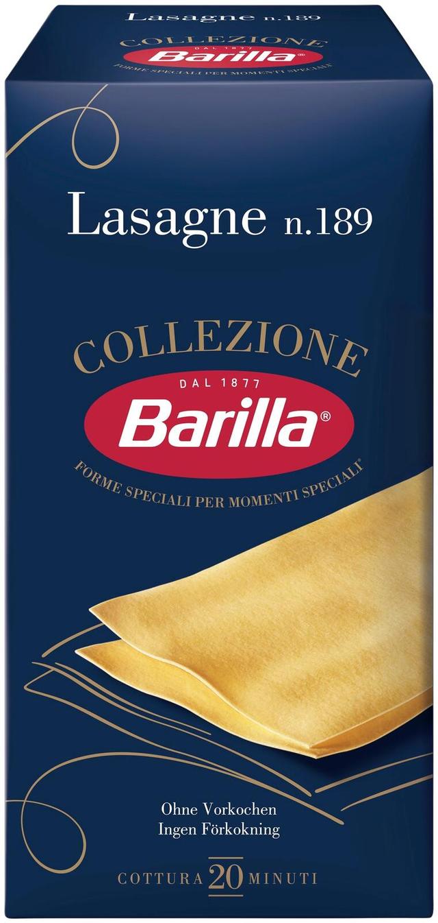 Barilla Lasagne durumvehnästä valmistettu pasta 500g