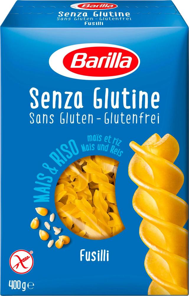Barilla Fusilli gluteeniton pasta 400g