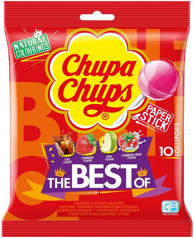 Chupa Chups The Best of tikkaripussi 120g