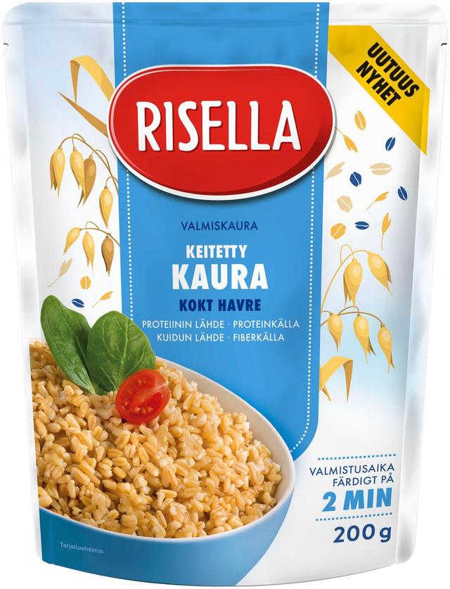 Risella 200g Valmis Keitetty Kaura 2 min