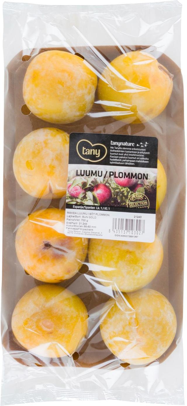 Luumu keltainen rasia 700 g