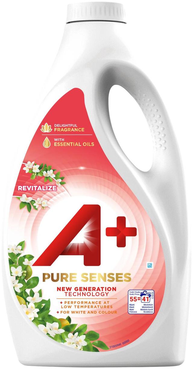 A+ Pure Senses Revitalize pyykinpesuneste 2,475l