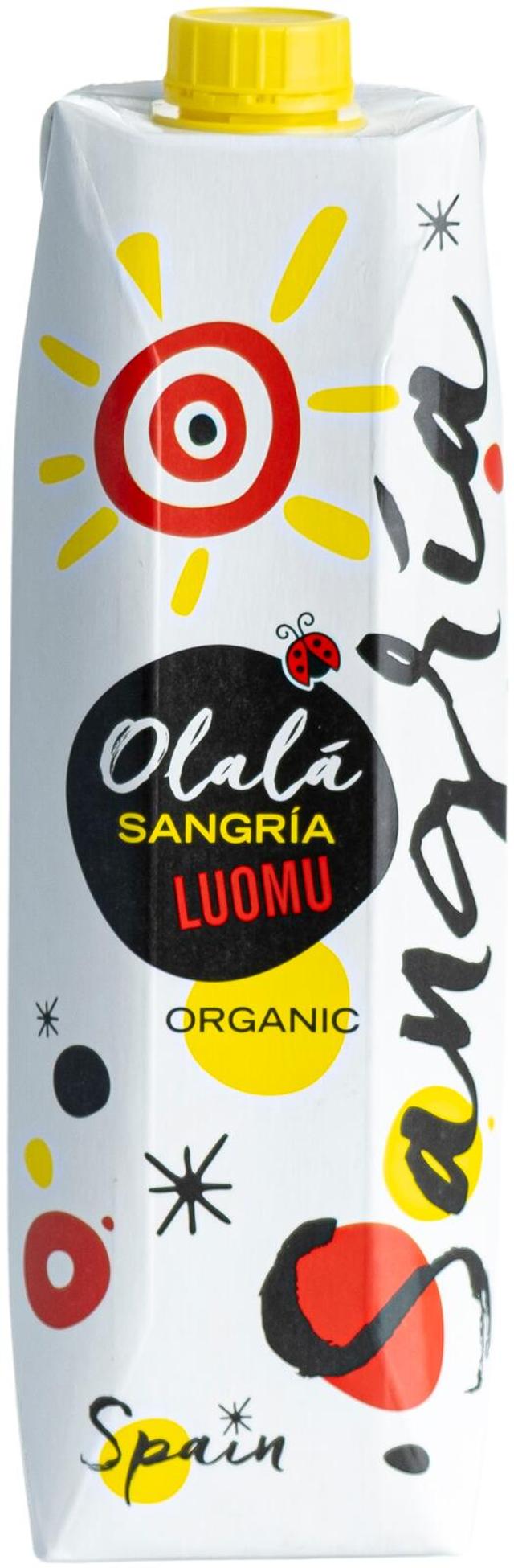 Espanjalainen Luomu Olala Sangria 1l 5.5% Tetra